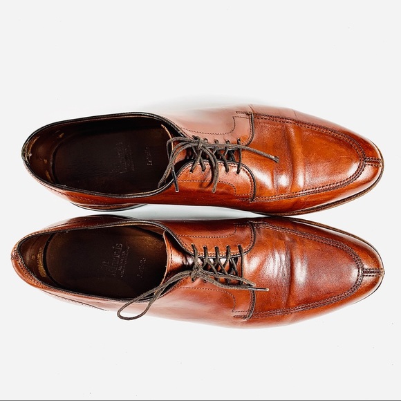 Allen Edmonds Delray Dress Shoe Leather Brown 11 - Picture 3 of 8